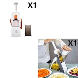 image-Multifunctional Vegetable Cutter Paper Shredder Kitchen Tool Meat Cutter Pound Garlic Household Shredder Onion Ginger Artifact