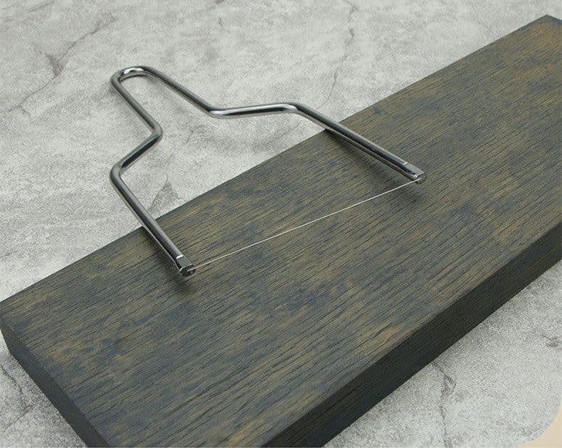 image-Wire Cut Kitchen Tool Stainless Steel Cheese Slicer