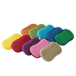 image-Double-Sided Kitchen Cleaning Magic Sponge Microfiber Non-Stick Kitchen Parts Washing Bowl And Pot Tools