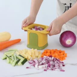 image-Onion Dicing Artifact French Fries Slicer Carrot Ham Slicer Household Cucumber Potato Slicer Gadget