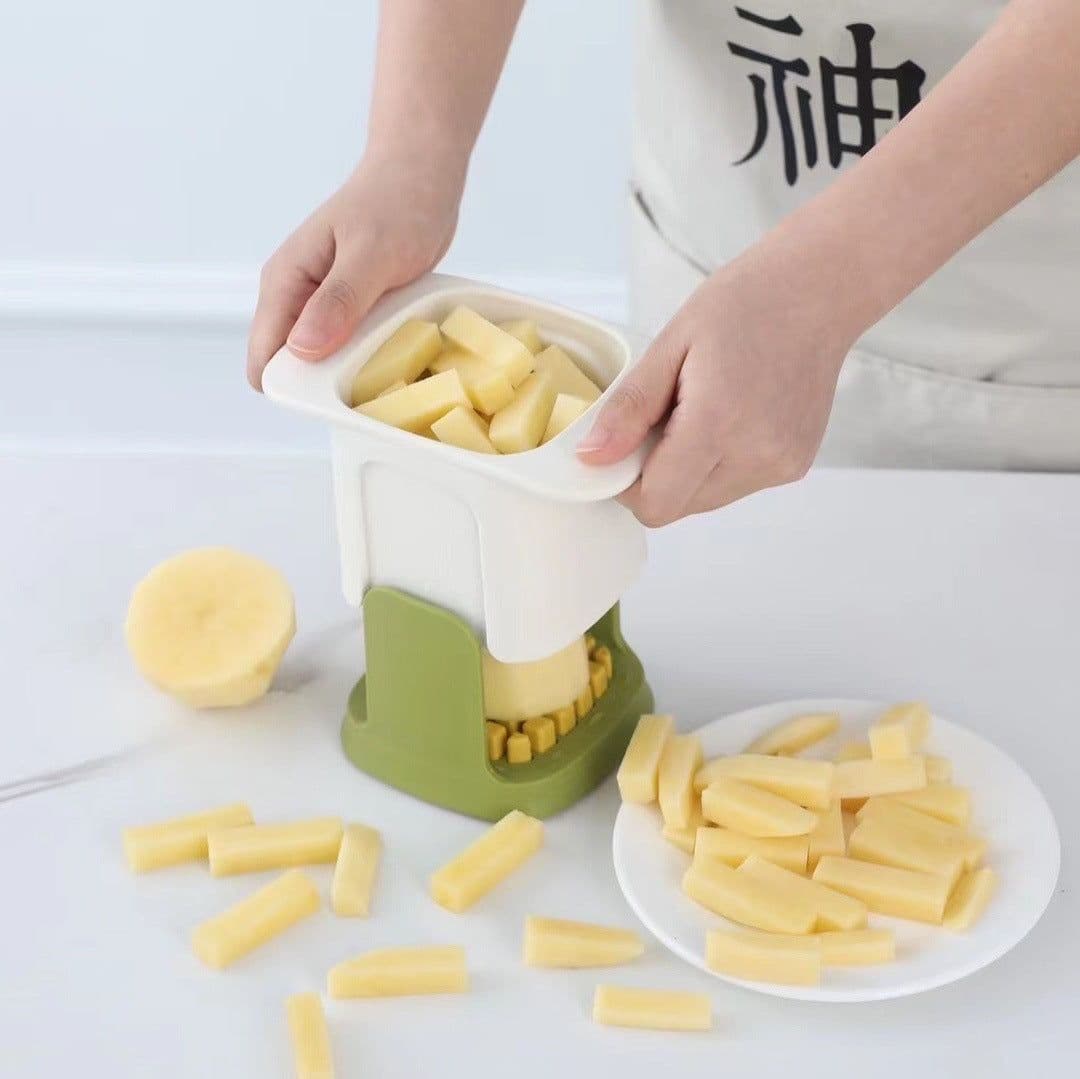 image-Onion Dicing Artifact French Fries Slicer Carrot Ham Slicer Household Cucumber Potato Slicer Gadget