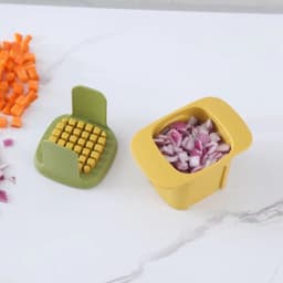 image-Onion Dicing Artifact French Fries Slicer Carrot Ham Slicer Household Cucumber Potato Slicer Gadget