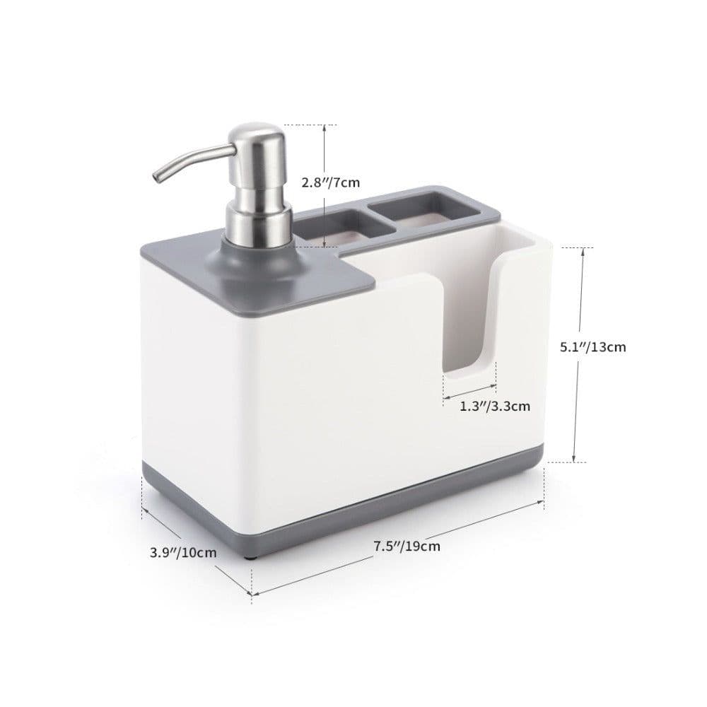 image-Kitchen Cleaning Utensils Storage Soap Dispenser