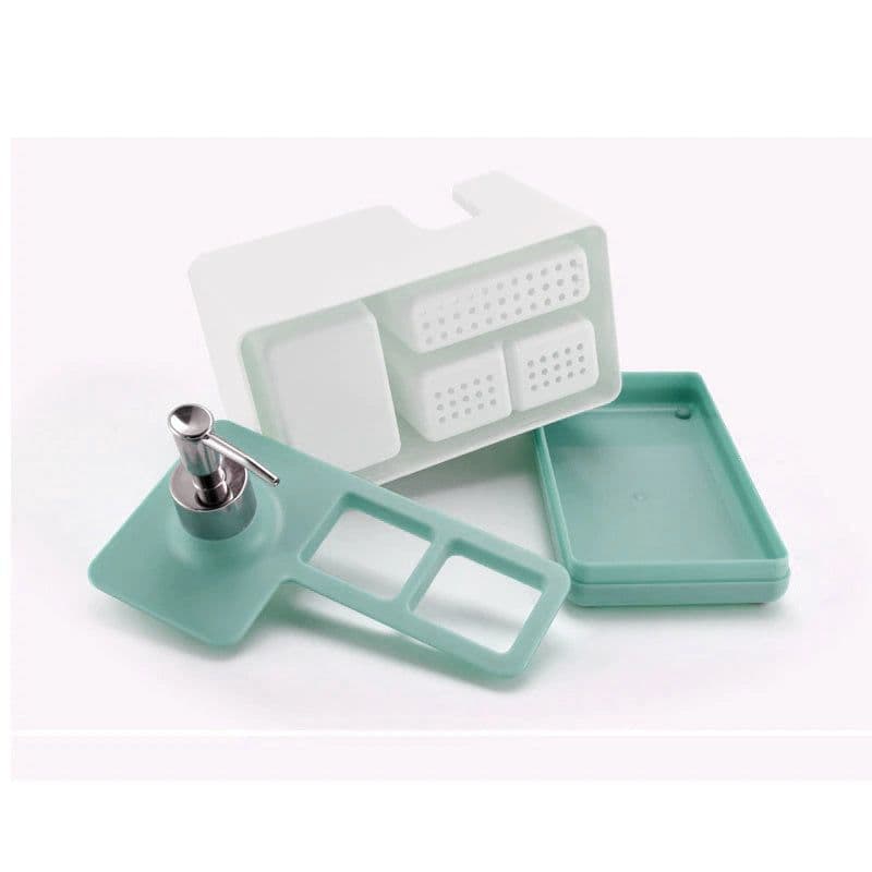 image-Kitchen Cleaning Utensils Storage Soap Dispenser