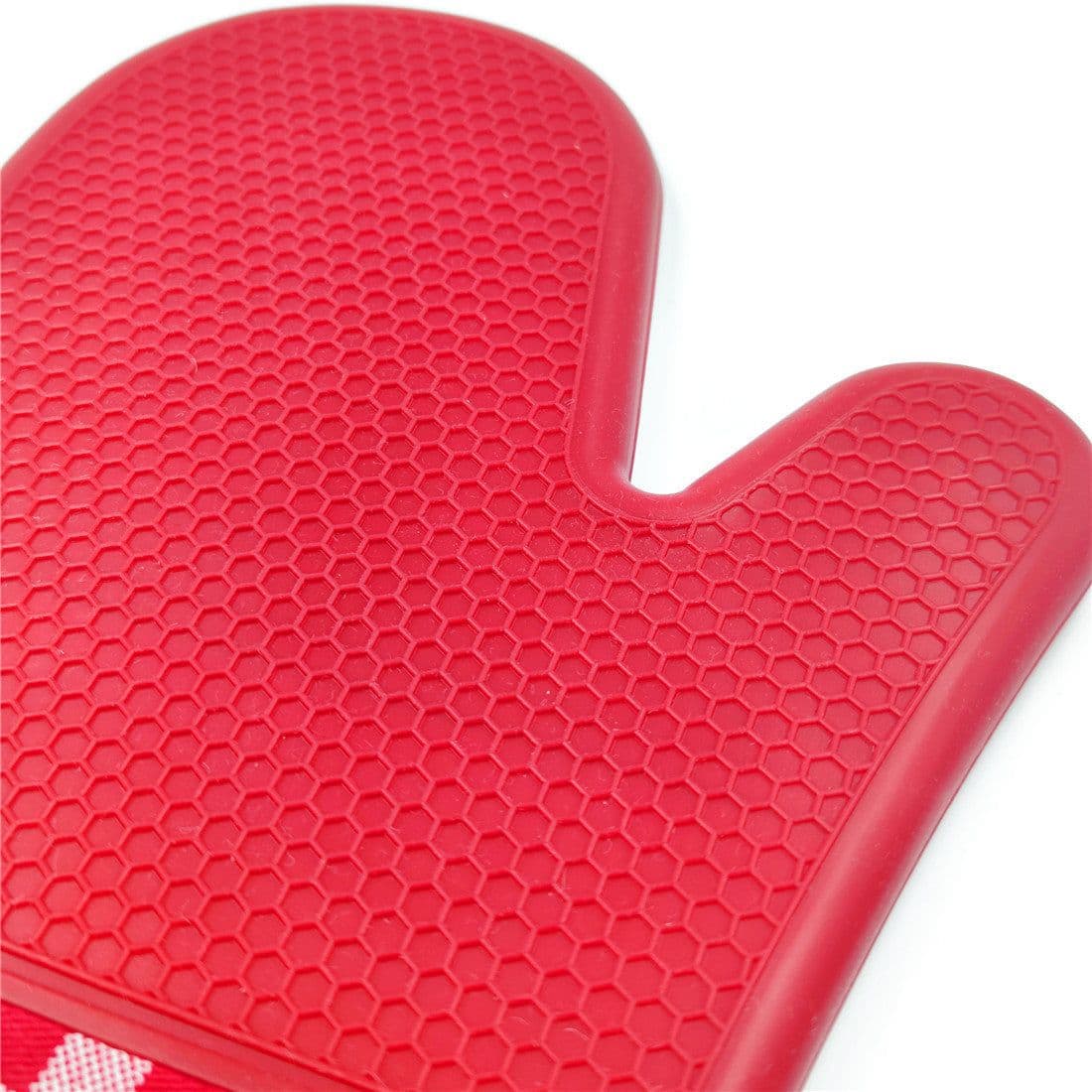image-Cotton Silicone Professional Oven Microwave Heat Insulation Gloves