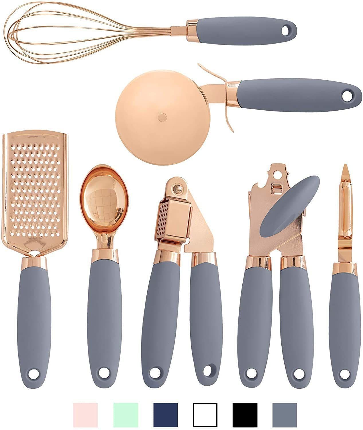 image-Stainless Steel Kitchen Gadgets 7 Piece Set