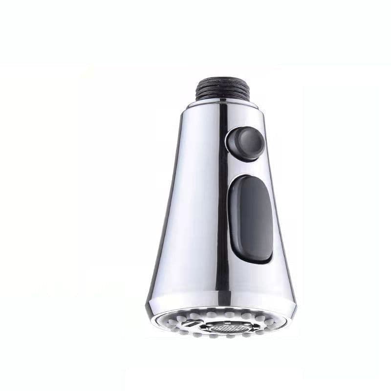 image-Universal Pressurized Faucet Sprayer Anti-splash 360 Degree Rotating Water Tap Three Stall Water Saving Faucet Nozzle Adapter