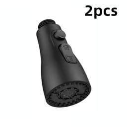 image-Universal Pressurized Faucet Sprayer Anti-splash 360 Degree Rotating Water Tap Three Stall Water Saving Faucet Nozzle Adapter