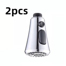 image-Universal Pressurized Faucet Sprayer Anti-splash 360 Degree Rotating Water Tap Three Stall Water Saving Faucet Nozzle Adapter
