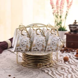 image-European-style Bone China Coffee Set British Afternoon Tea Cup Simple Household