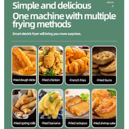 image-Visual Multifunctional Electric Air Fryer Skewer French Fries Machine