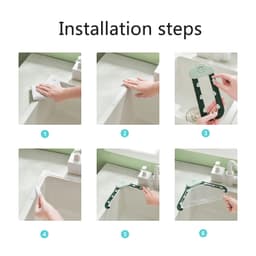 image-Triangular Cloud Sink Drain Rack Kitchen Garbage Filter Screen Dish Washing Sink Leftovers Rice Anti-blocking Kitchen Gadgets
