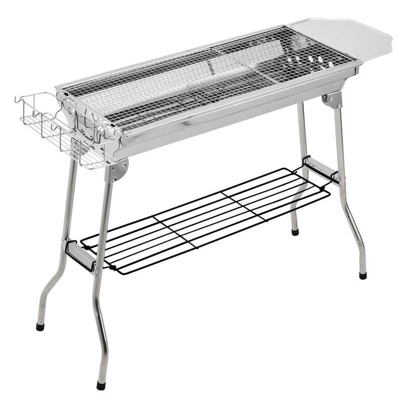 image-Foldable BBQ Grill Outdoor Stainless Steel Barbecue Tool
