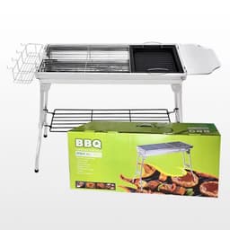 image-Foldable BBQ Grill Outdoor Stainless Steel Barbecue Tool