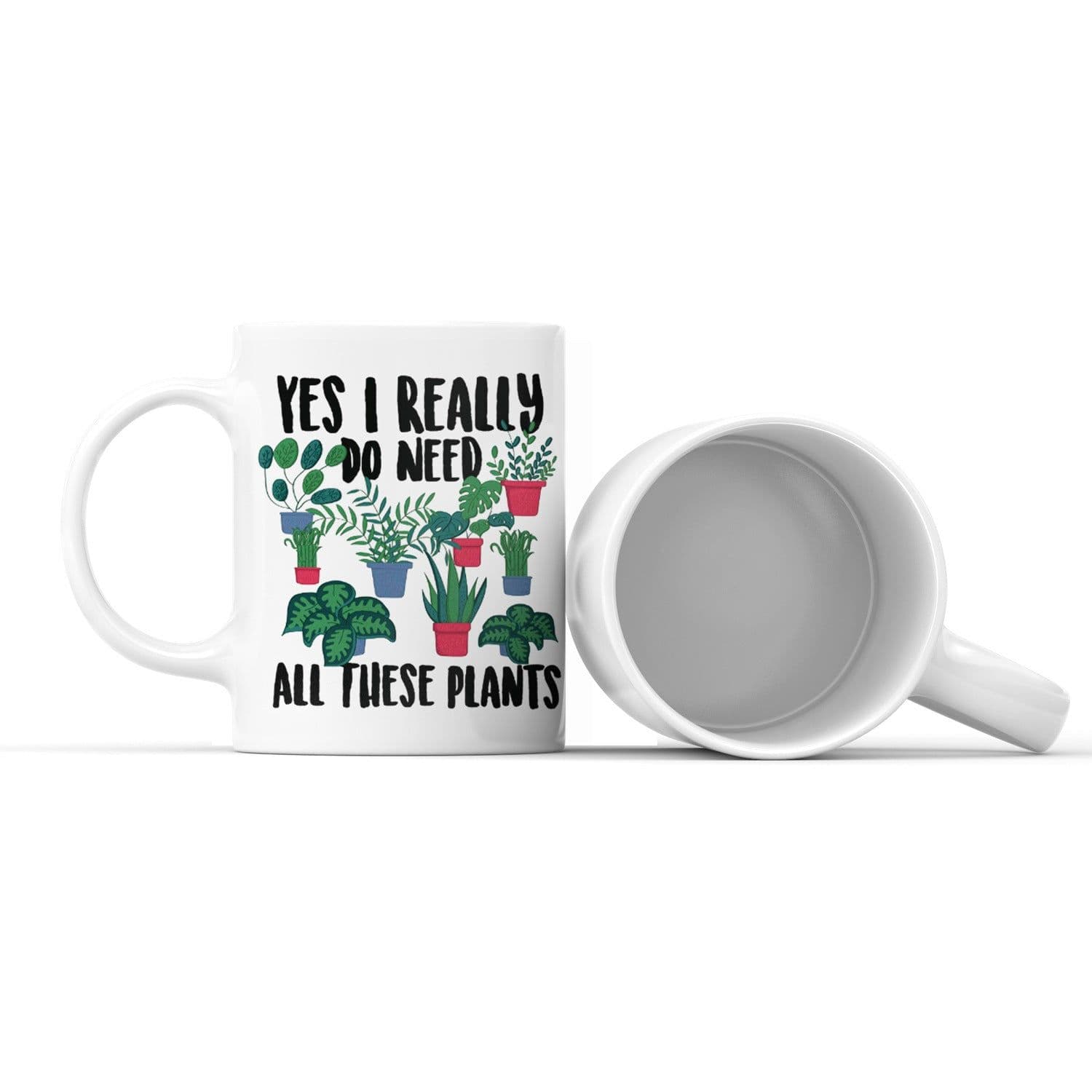 image-Botanical Ceramic Coffee White Mug