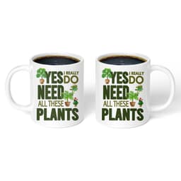 image-Botanical Ceramic Coffee White Mug