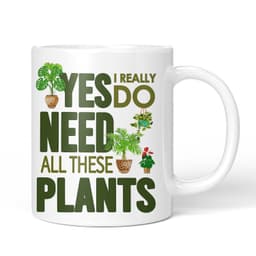 image-Botanical Ceramic Coffee White Mug