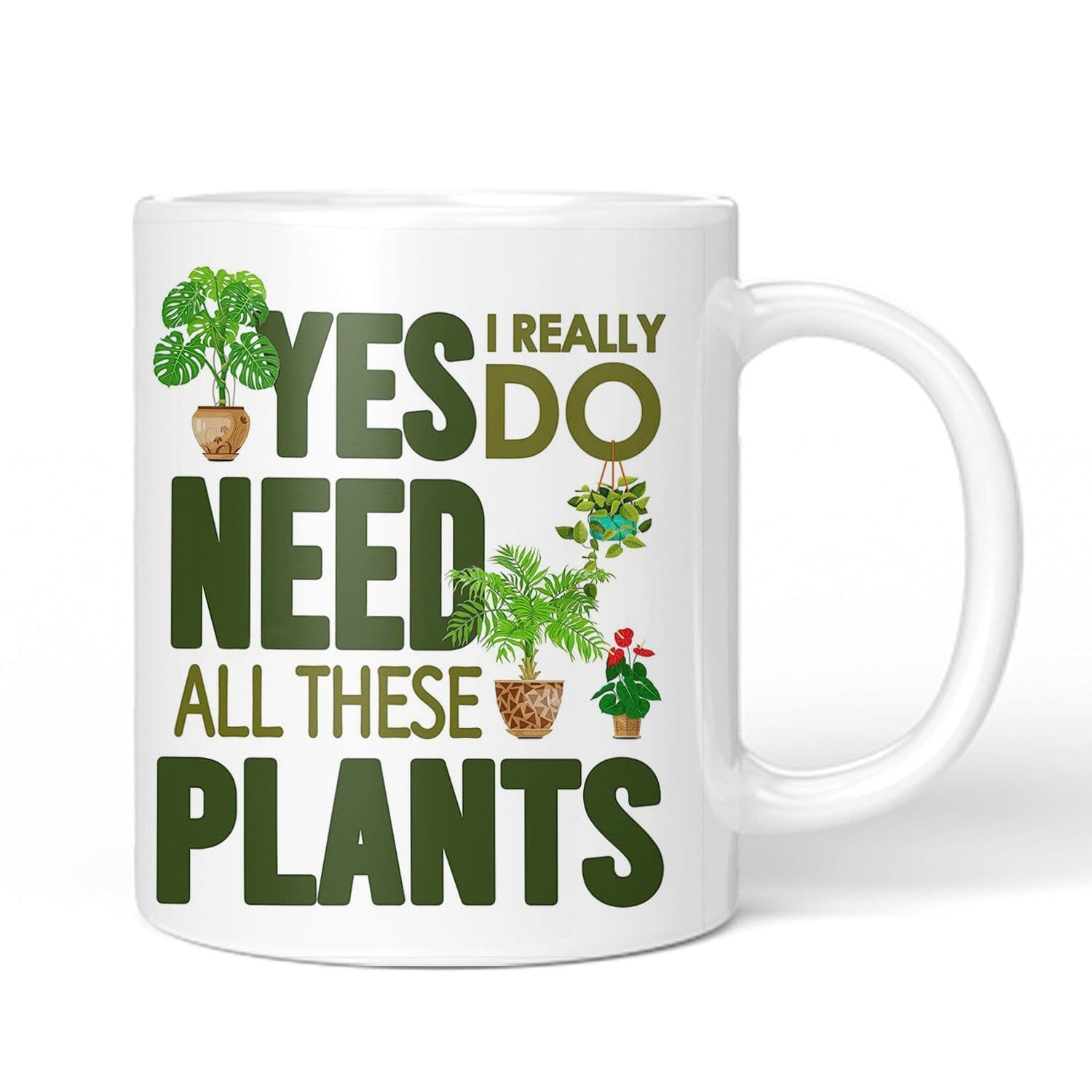 image-Botanical Ceramic Coffee White Mug