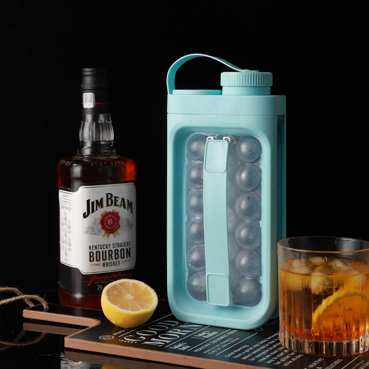 image-2-in-1 Portable Quick Release Ice Ball Cold Kettle Summer Kitchen Gadgets