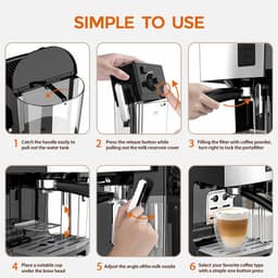 image-Automatic Coffee Machine Household Small Italian Milk Frother