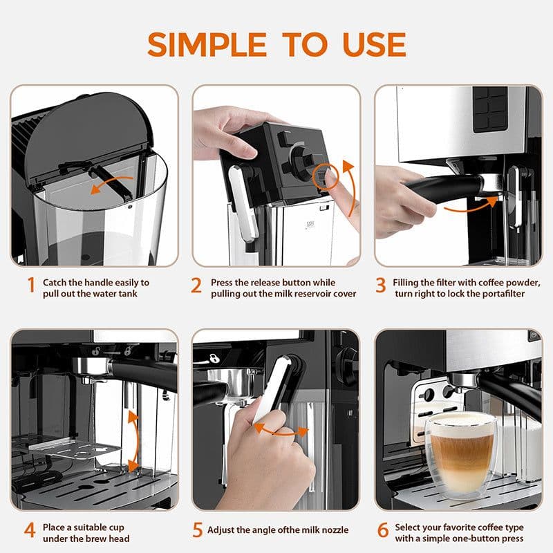 image-Automatic Coffee Machine Household Small Italian Milk Frother