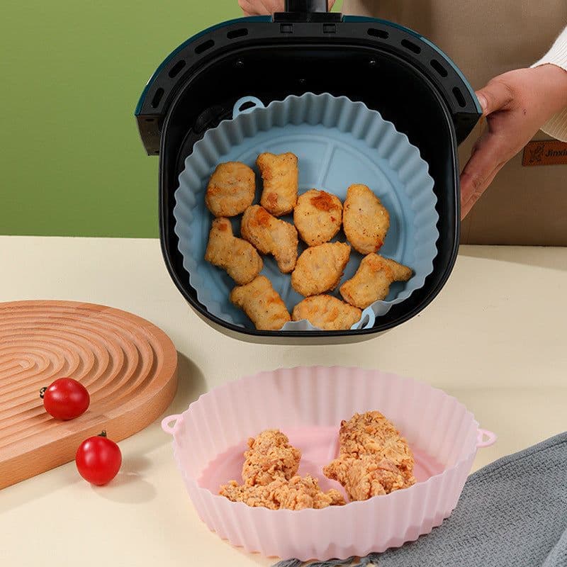 image-Silicone Baking Tray Mat Air Fryer Rest Kitchen Tools