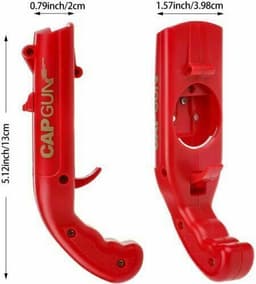 image-Cap Gun Beer Opener Drink Bottle Opener Launcher Shooter Game For Family Bar