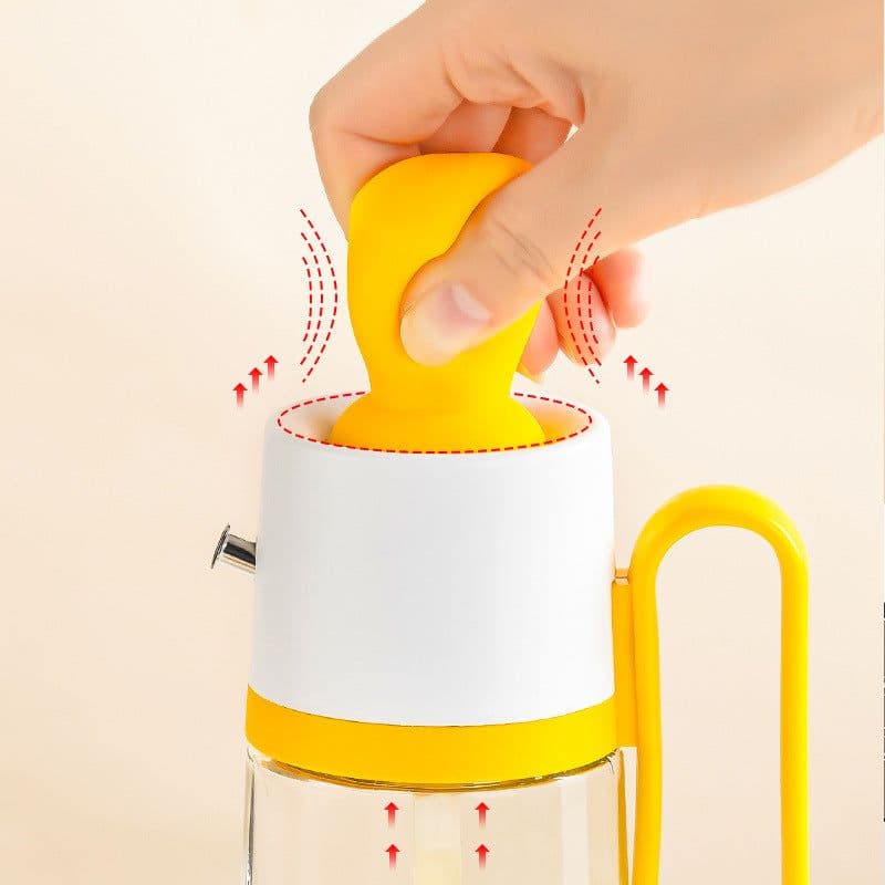 image-2 In 1 Oil Dispenser With Silicon Brush BBQ Oil Spray Glass Bottle Silicone For Barbecue Cooking Seasoning Bottle Kitchen Gadgets