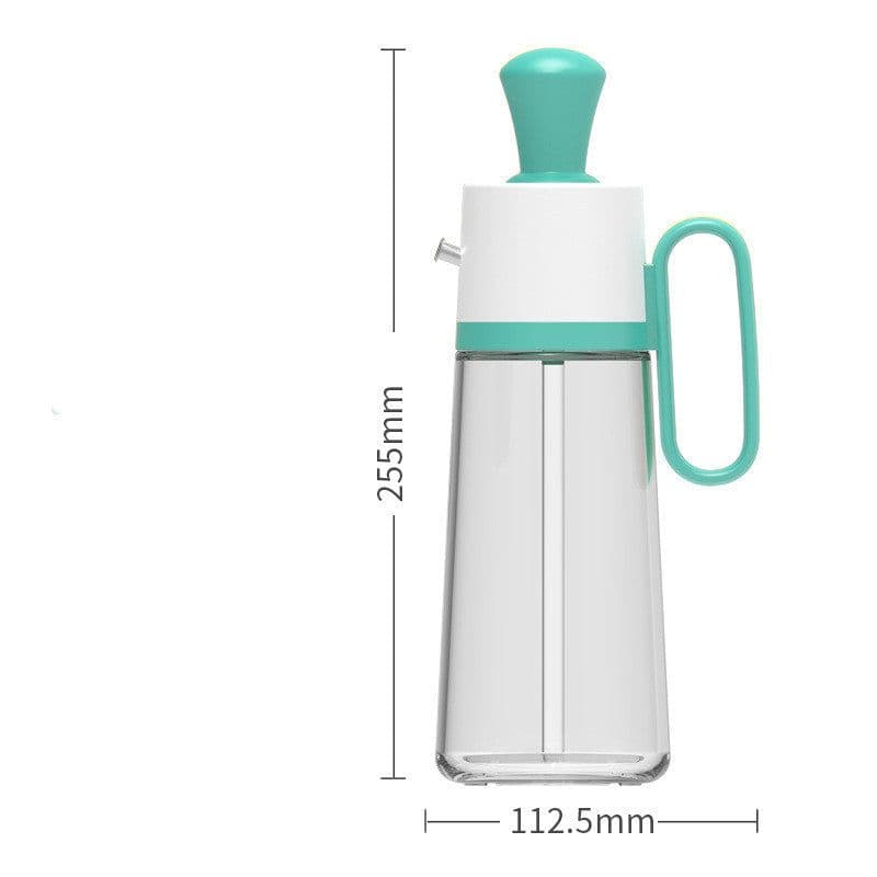 image-2 In 1 Oil Dispenser With Silicon Brush BBQ Oil Spray Glass Bottle Silicone For Barbecue Cooking Seasoning Bottle Kitchen Gadgets