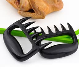 image-Maunal Bear Claw Meat Shredder Barbecue Fork Pork Separator Fruit Vegetable Slicer Cutter Kitchen Cooking BBQ Grill Accessories