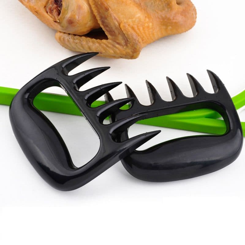 image-Maunal Bear Claw Meat Shredder Barbecue Fork Pork Separator Fruit Vegetable Slicer Cutter Kitchen Cooking BBQ Grill Accessories