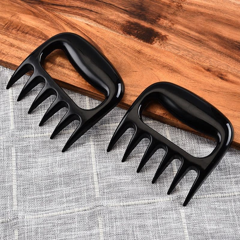 image-Maunal Bear Claw Meat Shredder Barbecue Fork Pork Separator Fruit Vegetable Slicer Cutter Kitchen Cooking BBQ Grill Accessories