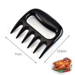 image-Maunal Bear Claw Meat Shredder Barbecue Fork Pork Separator Fruit Vegetable Slicer Cutter Kitchen Cooking BBQ Grill Accessories
