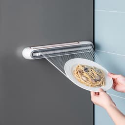 image-Creative Can Hang Magnetic Cling Film Cutter For Home Kitchen