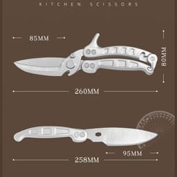image-Stainless Steel SK5 Multifunctional Scissors Home Kitchen Supplies