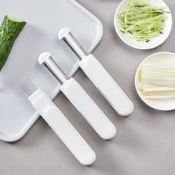 image-3 In 1 Multifunctional Rotary Paring Knife 360 Rotating Stainless Steel Peeler And Grater Kitchen Gadgets Tools