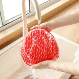 image-Silicone Basket Pot Tray Airfryer Liner For Air Fryer Reusable Container Accessories Pan Baking Mold Canister Shape Protector