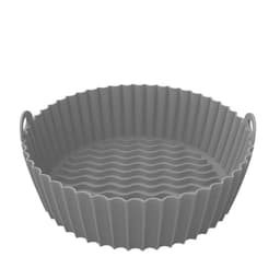 image-Silicone Basket Pot Tray Airfryer Liner For Air Fryer Reusable Container Accessories Pan Baking Mold Canister Shape Protector