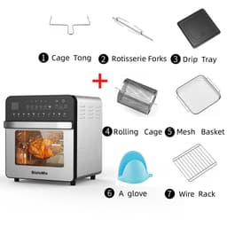 image-Stainless Steel Double Heating Air Oven