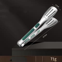image-7 9 12inch Kitchen Tongs 304 Stainless Steel Grill Tongs For Cooking BBQ Non-Slip Salad Tongs Clips Tong Kitchen Accessories