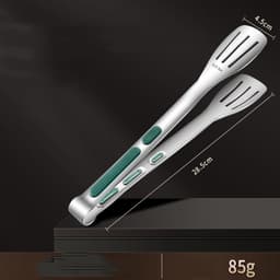 image-7 9 12inch Kitchen Tongs 304 Stainless Steel Grill Tongs For Cooking BBQ Non-Slip Salad Tongs Clips Tong Kitchen Accessories