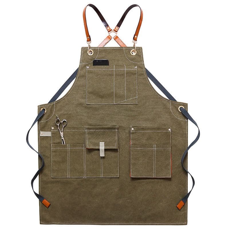 image-Wearable Apron For Gardening And Painting Work Clothes