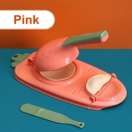image-New 2 In 1 Kitchen Dumpling Making Tool Baking Pastry Manual Artifact For Pressing Dumpling Skin Wrapper Mould Dough Press Maker