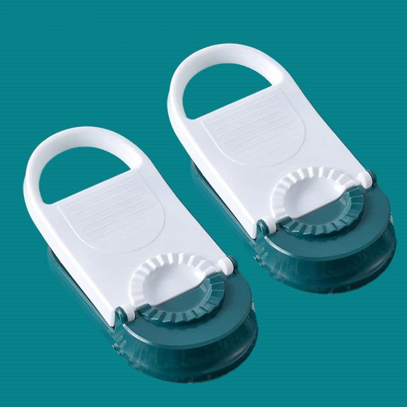 image-New 2 In 1 Kitchen Dumpling Making Tool Baking Pastry Manual Artifact For Pressing Dumpling Skin Wrapper Mould Dough Press Maker