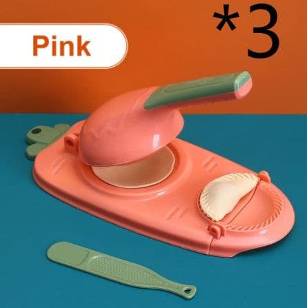 image-New 2 In 1 Kitchen Dumpling Making Tool Baking Pastry Manual Artifact For Pressing Dumpling Skin Wrapper Mould Dough Press Maker