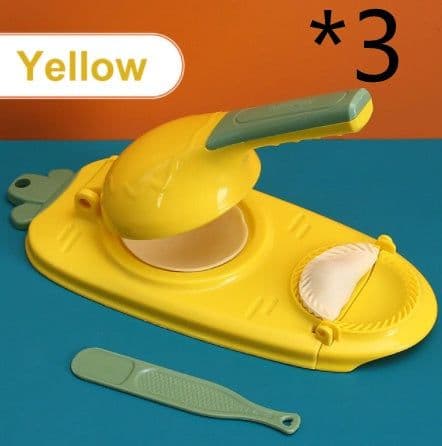 image-New 2 In 1 Kitchen Dumpling Making Tool Baking Pastry Manual Artifact For Pressing Dumpling Skin Wrapper Mould Dough Press Maker
