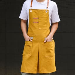 image-Outdoor Gardening Overalls Barber Barista Apron Whole Body
