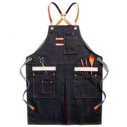 image-Outdoor Gardening Overalls Barber Barista Apron Whole Body
