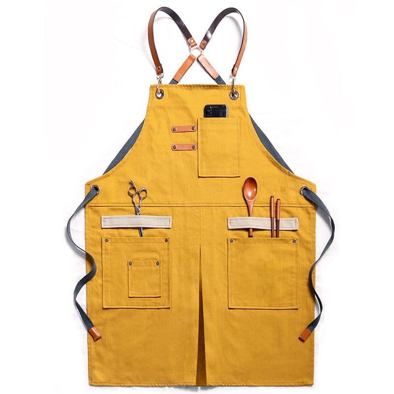 image-Outdoor Gardening Overalls Barber Barista Apron Whole Body