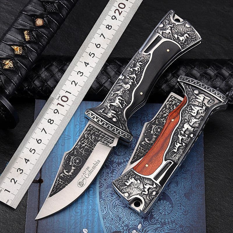 image-Folding Knife Outdoor Knife Wilderness Survival Pocket Knife